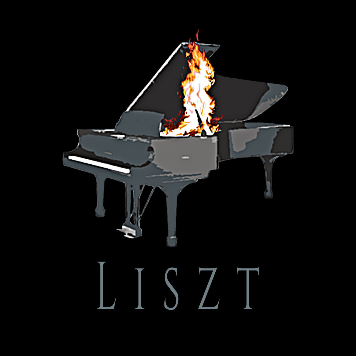 Liszt burning piano